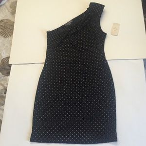 Black studded dress size small forever 21